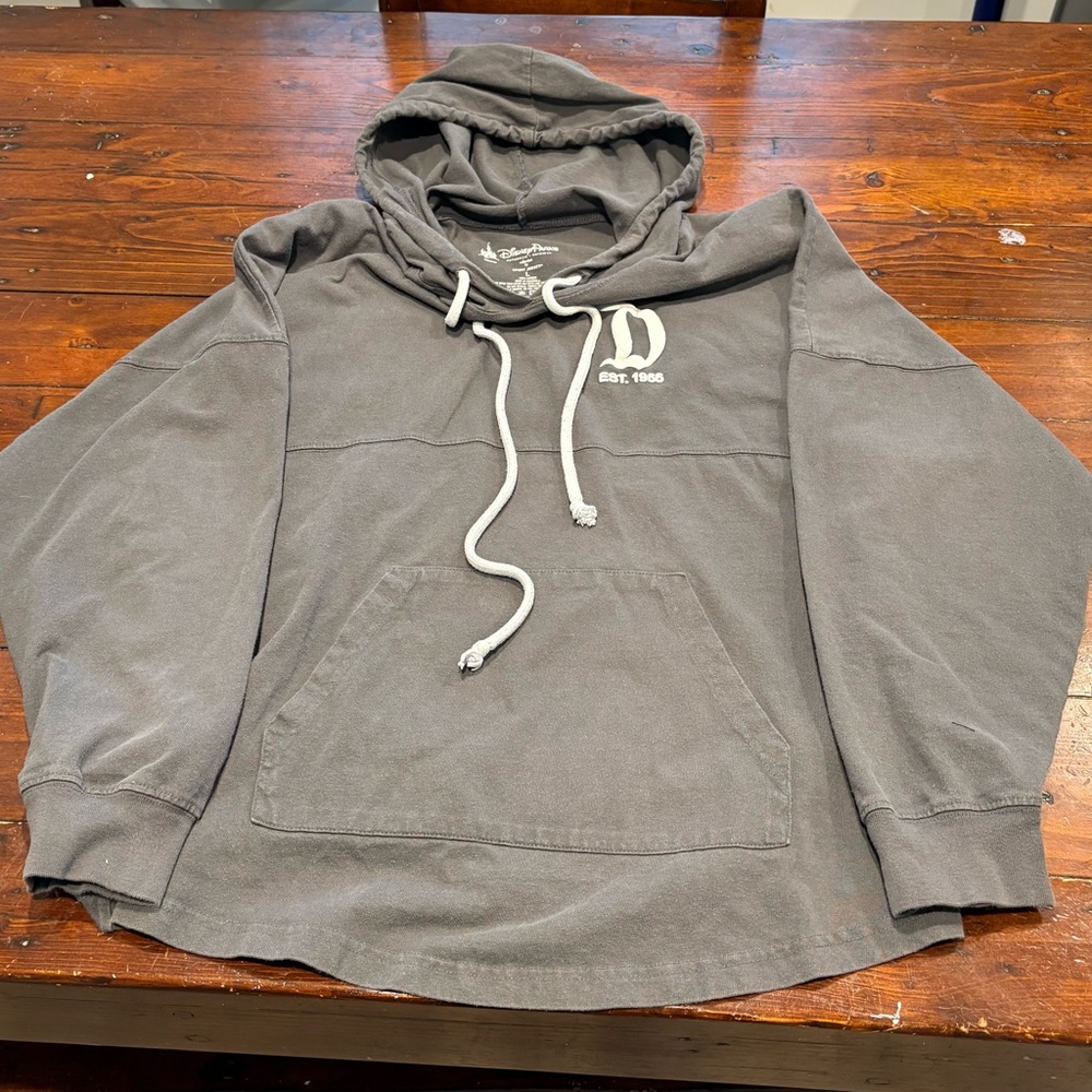 Disney Parks Gray Spirit Jersey Hoodie